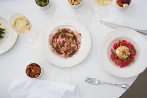 Master Chef Imma at Osteria Locatelli