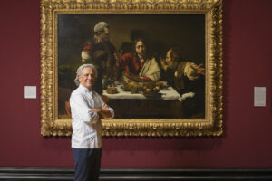 Giorgio Locatelli at the National Gallery before MasterChef launch